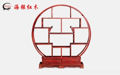 圆形多宝阁，博古架