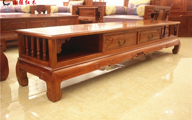 豪门国际官网1号红木电视柜